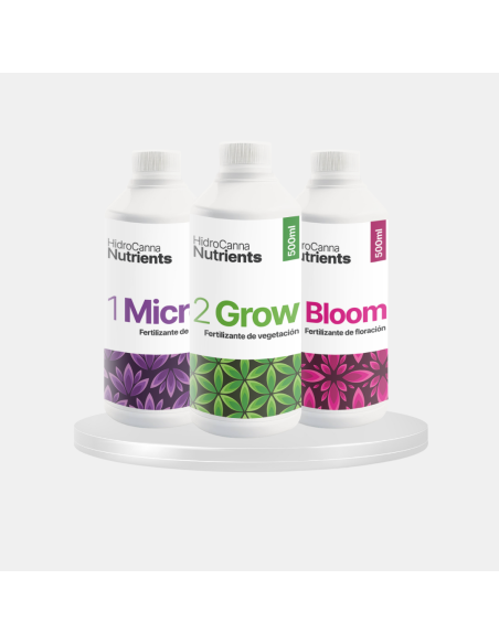 Línea Bases 500 ml / HidroCanna Nutrients