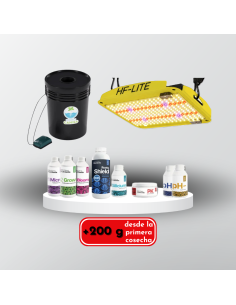 Kit Hidroponia Starter Pack (Balde DWC + Panel 120w CultiSmart + Linea Pro xs Hidrocanna)