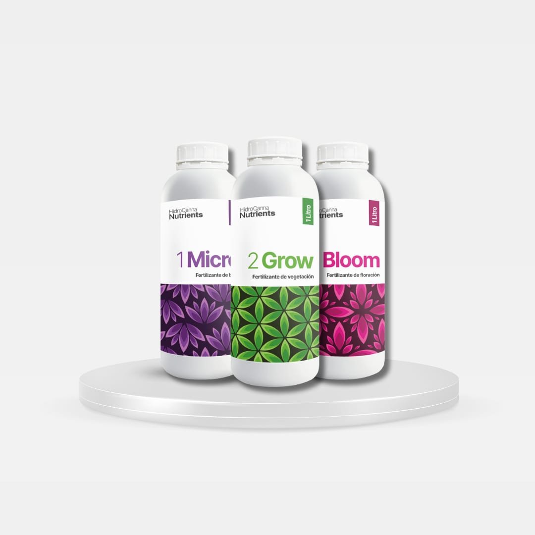 Línea Bases - 1 Litro - HidroCanna Nutrients