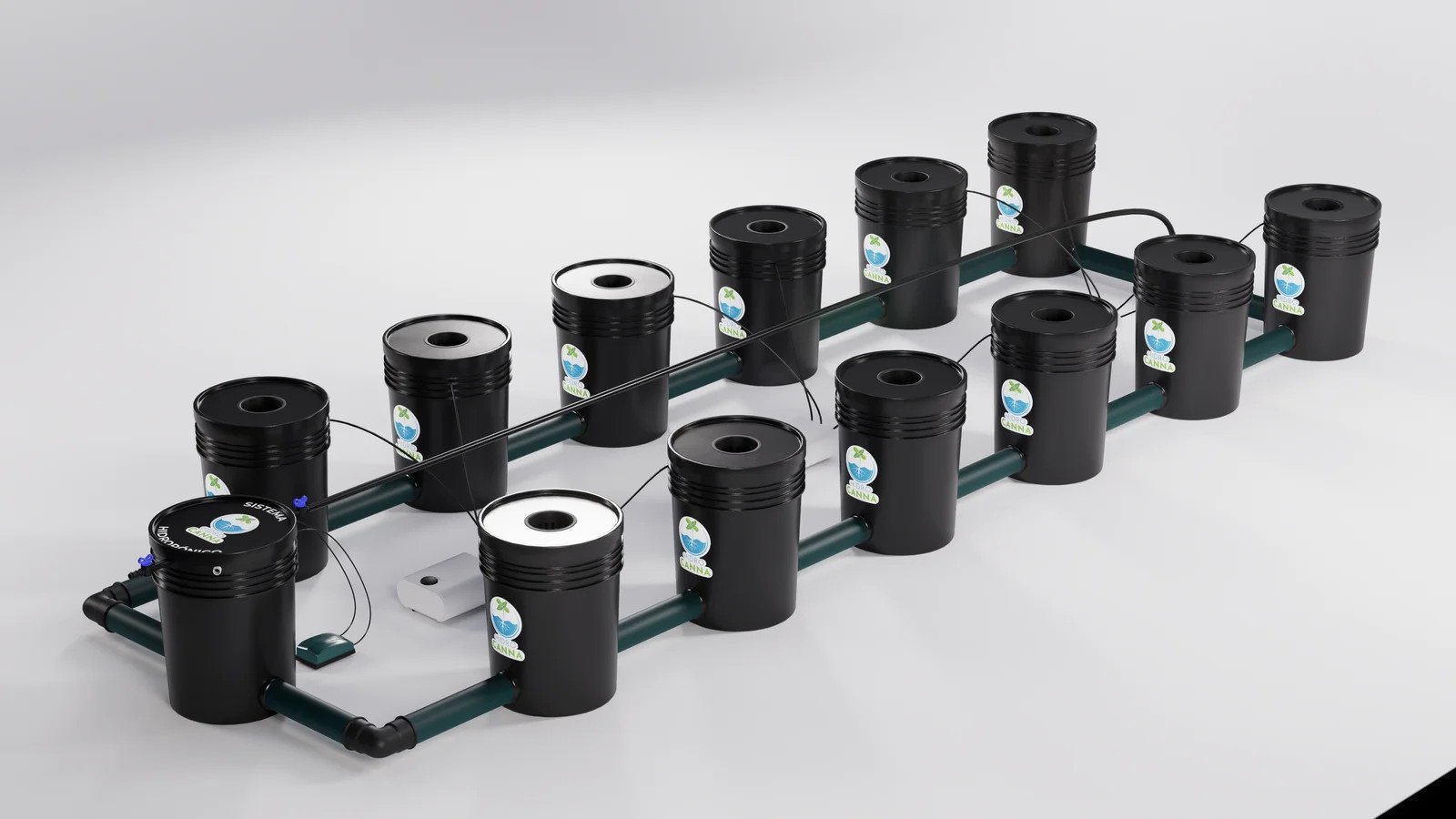 Sistema Hidroponico RDWC 12.1