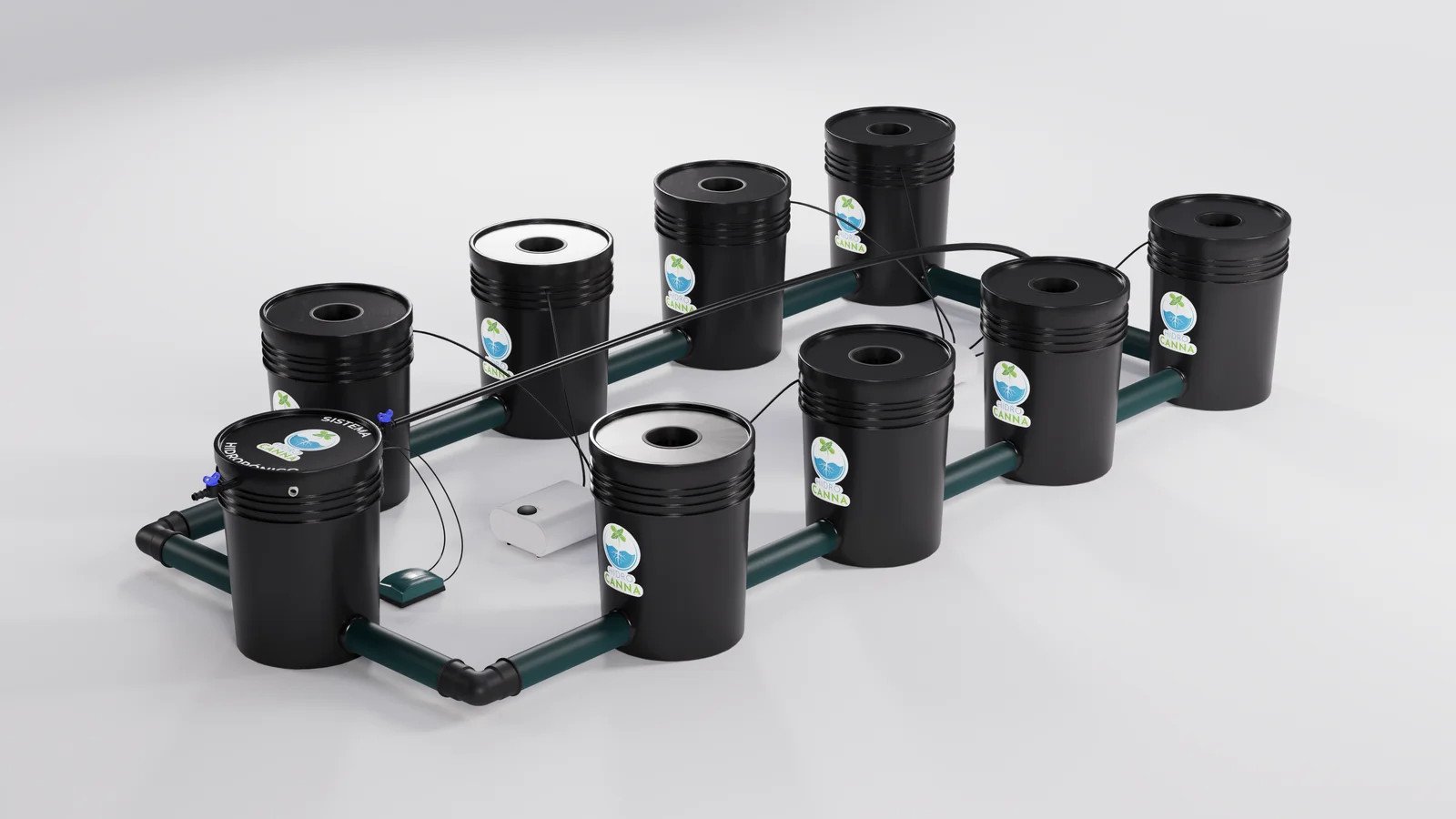Sistema Hidroponico RDWC 8.1